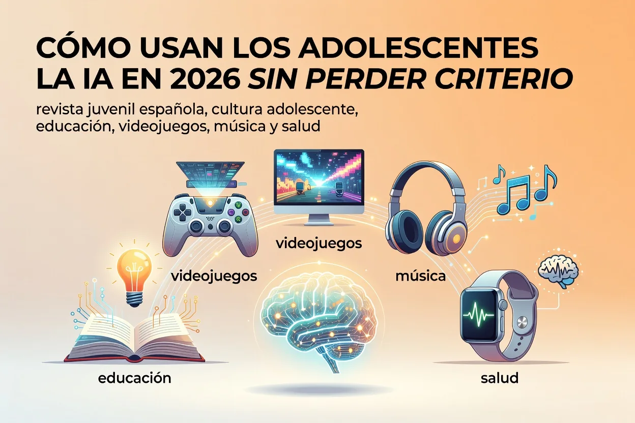 Cómo usan los adolescentes la IA en 2026 sin perder criterio