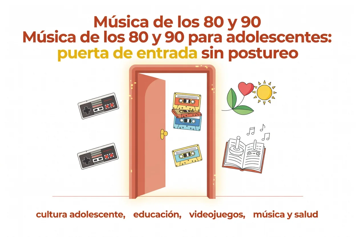 Música de los 80 y 90 para adolescentes: puerta de entrada sin postureo